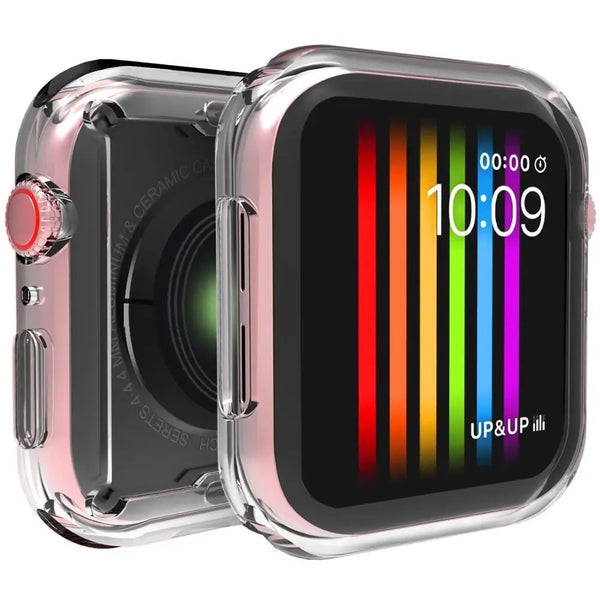 Capa para apple watch 5 de 44mm 40mm, capa protetora macia ultrafina para apple
