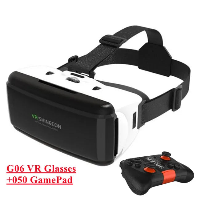Óculos de realidade virtual para smartphone, headset VR original, capacete de relógio, filmes 3D, balancim sem fio, google papelão caixa