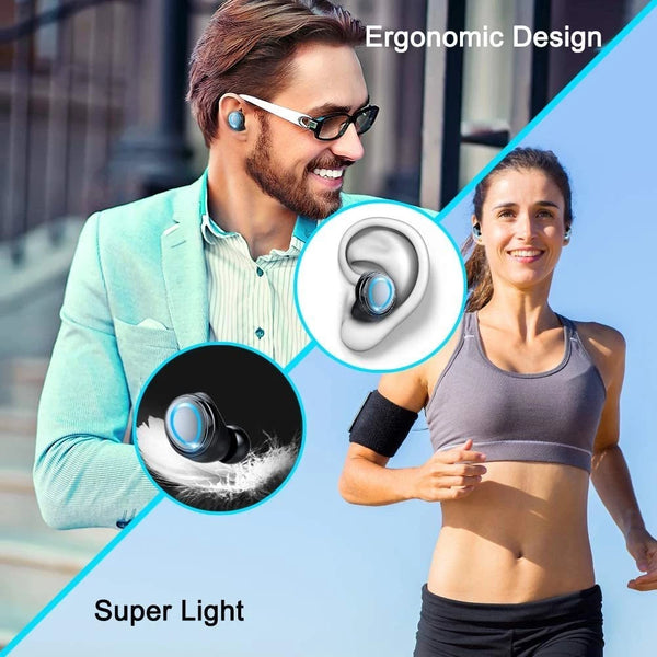 Fone de Ouvido Bluetooth Sem Fio Digital F9 Alta Qualidade Intra Auricular